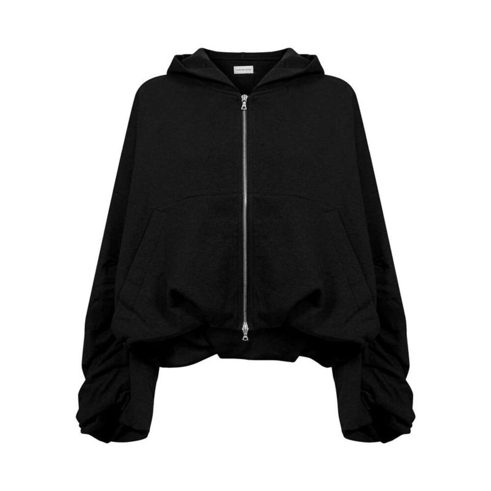 Dries Van Noten Women Black Zip-Up Hoodie